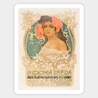 La Colonia Libera, 1903 Sticker